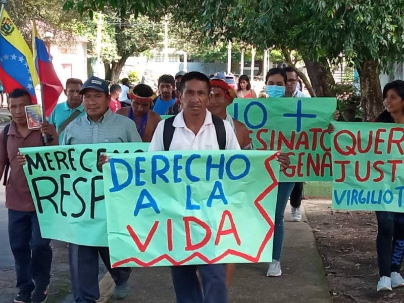 Indígenas Uwottuja exigen respuesta por el asesinato de Virgilio Trujillo en Amazonas