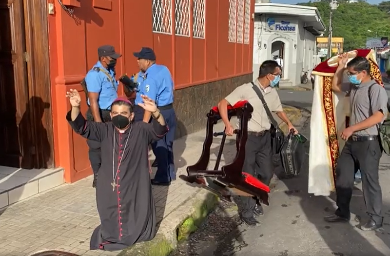 Plataforma Unitaria deplora violenta arremetida contra la Iglesia católica en Nicaragua