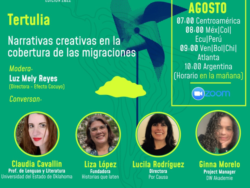 Claves para construir narrativas creativas sobre migraciones #PuentesdeComunicación