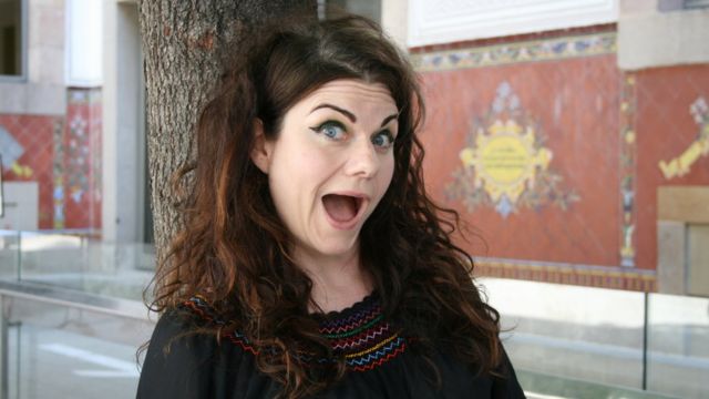 Retrato de la escritora Caitlin Moran