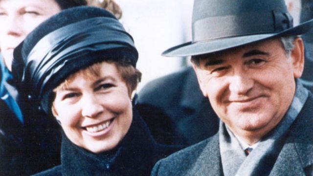 Raisa y Mijaíl Gorbachov.