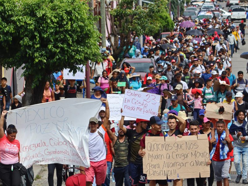 Activistas y migrantes piden a Gobierno mexicano crear corredor humanitario