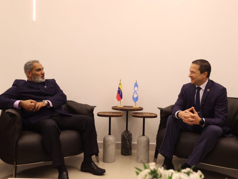 Secretario general de la Opep visita Venezuela para abordar agenda energética