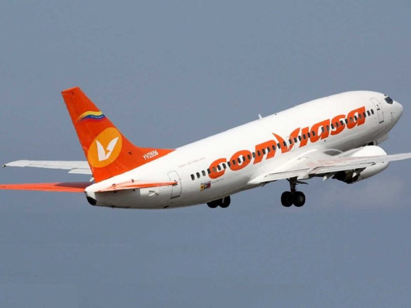 Conviasa será la primera aerolínea en volar a Colombia el lunes 26 de septiembre