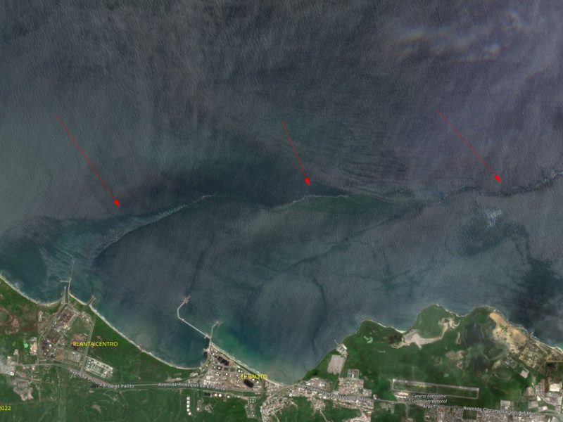 Detectan otro derrame de oleoducto submarino de Pdvsa en aguas de Falcón