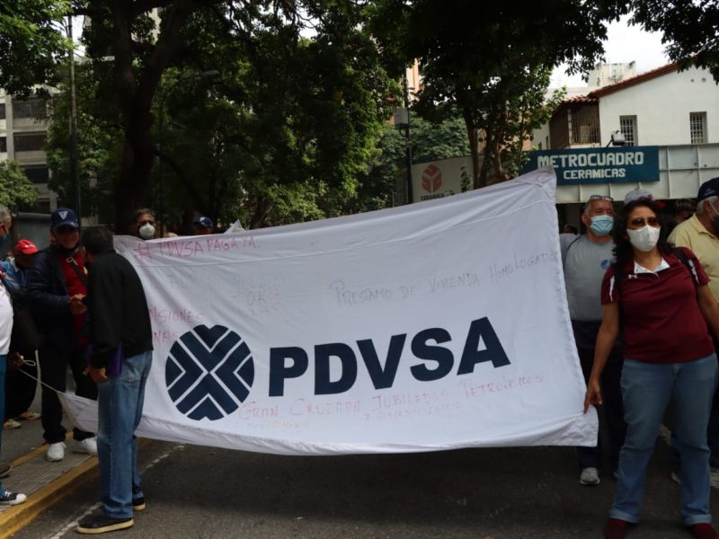 PDVSA- Jubilados- protesta