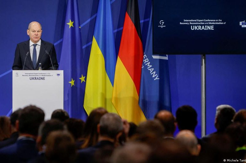 Canciller alemán Scholz pide "Plan Marshall del siglo XXI" para la reconstrucción de Ucrania