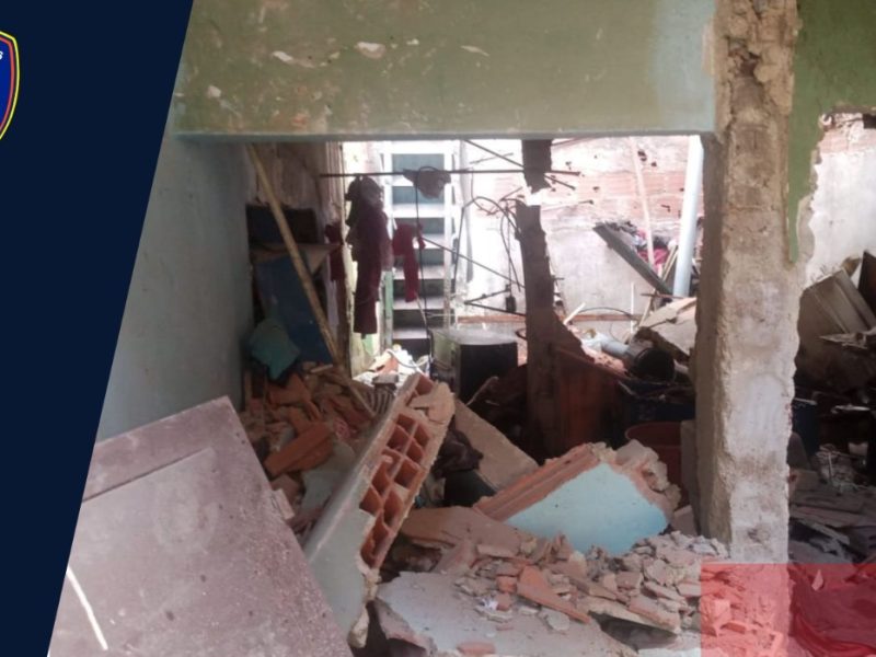 Explosión de bombona de gas doméstico deja dos personas heridas en La Silsa, Catia