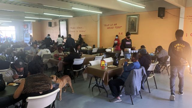 Comedor del Desayunador Salesiano Padre Chava