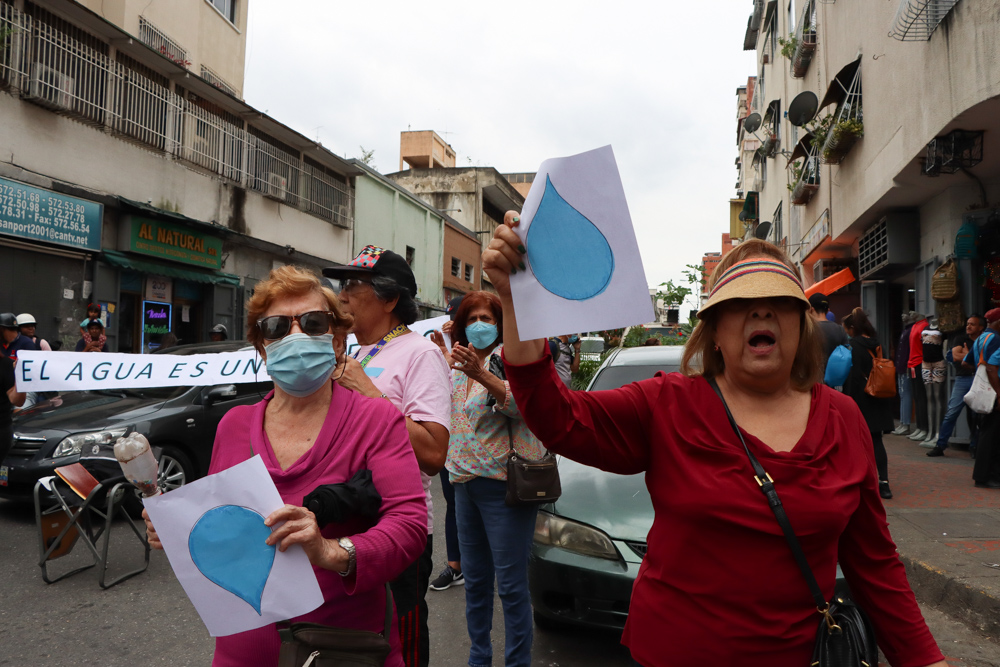 La Candelaria- protesta por agua (Mairet Chourio)