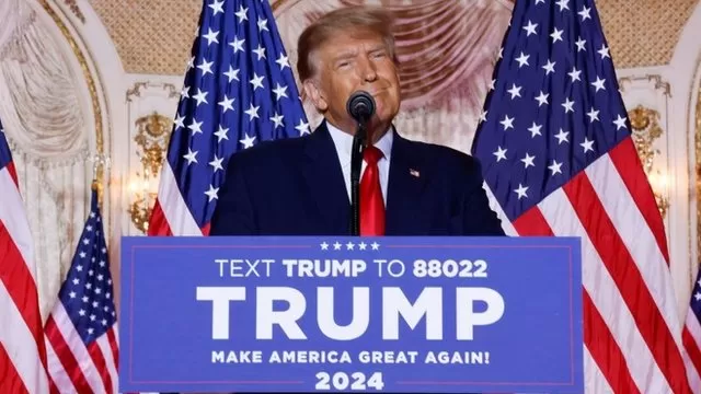 Trump anuncia su tercera candidatura a la presidencia de Estados Unidos