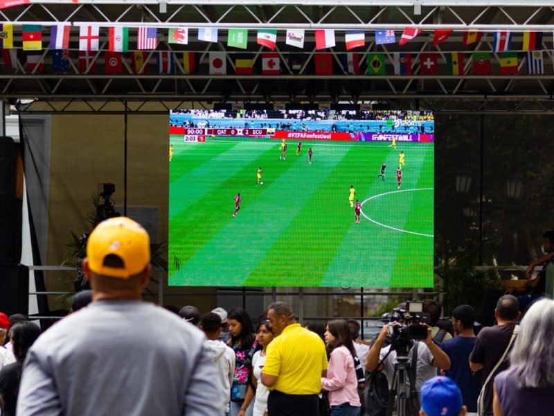 Caraqueños disfrutaron del inicio del Mundial Qatar 2022 en principales plazas