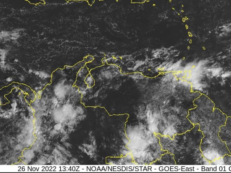 Previsión del clima: Este domingo #27Nov seguirán las lluvias nocturnas