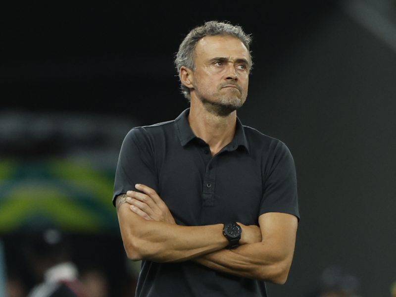 Federación española de fútbol despide al técnico Luis Enrique