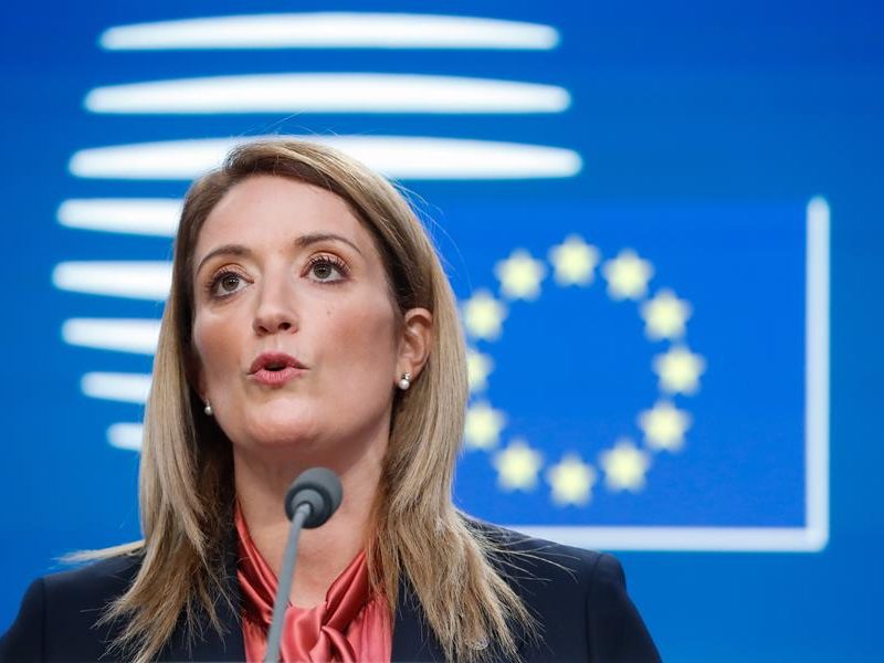 Presidenta del Parlamento Europeo dice que investigarán cualquier presión indebida