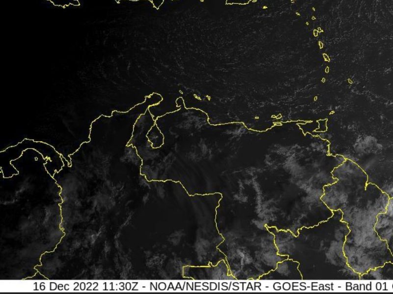 Este viernes habrá cielos poco nublados en gran parte del país
