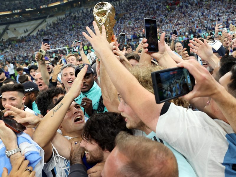 La mejor final de la historia: fanáticos celebraron el último partido del mundial Qatar 2022