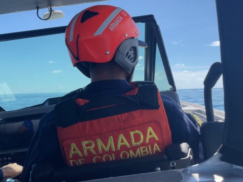 Armada colombiana busca embarcación que lleva a 11 migrantes venezolanos