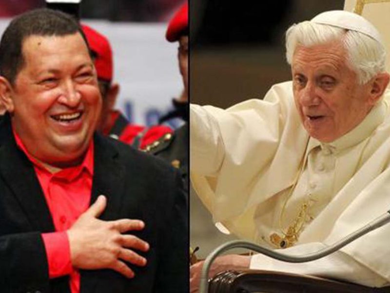 La pelea de Hugo Chávez con el papa Benedicto XVI