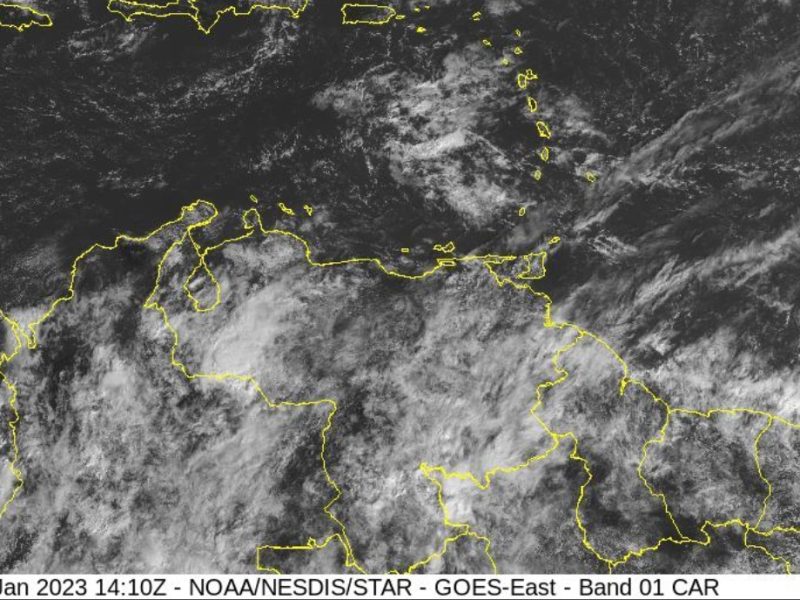 Vaguada causará lluvias dispersas en el norte de Venezuela
