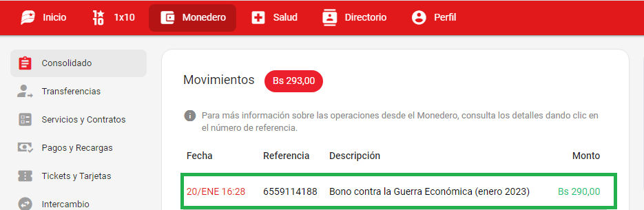 Bono de Guerra Económica