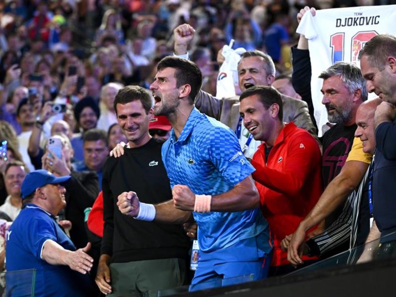 Los impresionantes números de Novak Djokovic, el rey del Abierto de Australia