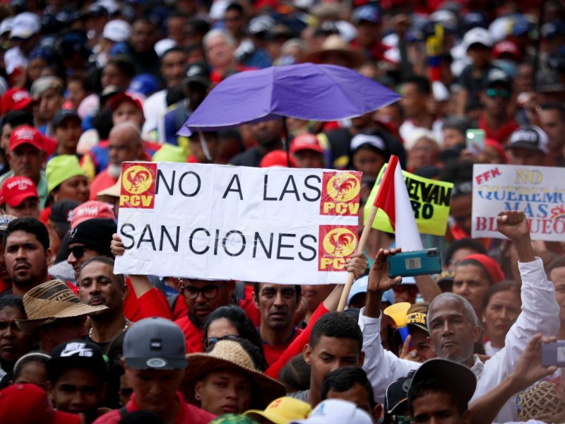Dirigencia denuncia que «disfrazaron» personas con símbolos del PCV para marcha del 4F