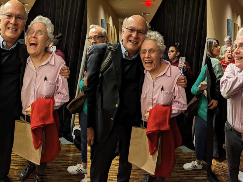 Dora María Tellez, la comandante 2, a su llegada a los Estados Unidos