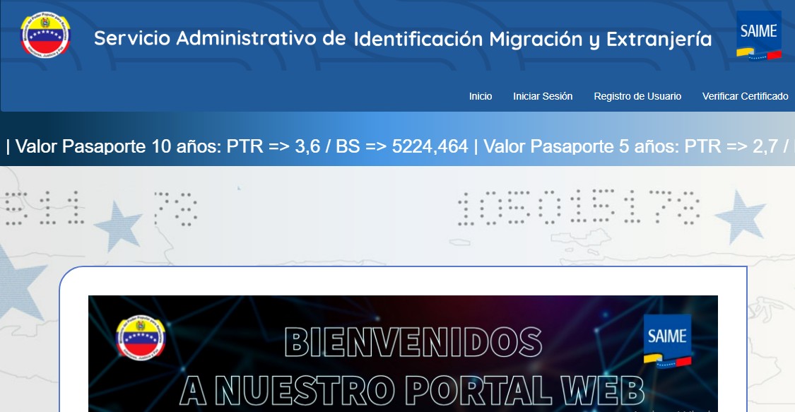 Pasaporte nuevo