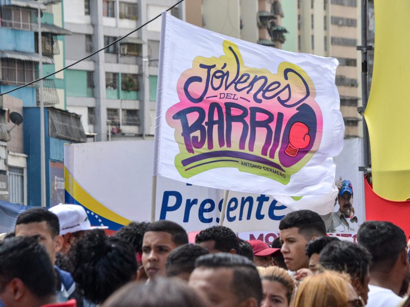 El chavismo también moviliza a sus estudiantes en el día de la juventud