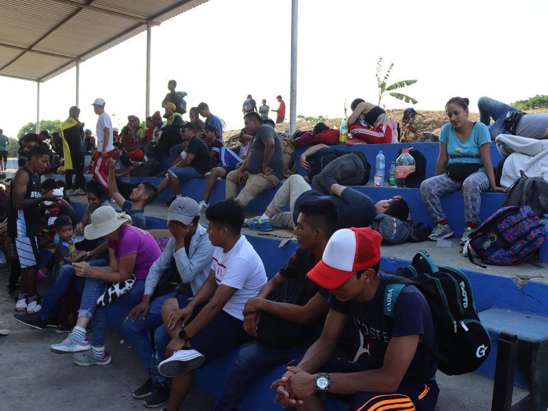 Inseguridad frena primera caravana de migrantes del año en sur de México