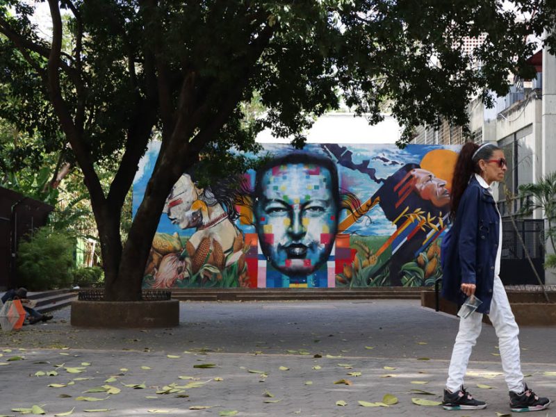 Propaganda de Chávez en Caracas- 10 años de su muerte (Mairet Chourio)