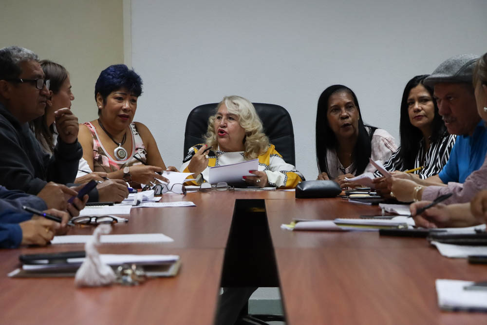 Carmén Teresa Márquez presidenta de la Federación Venezolana de Maestros (Mairet Chourio)