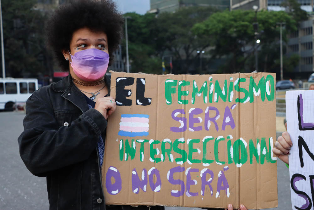 Colectivos feministas protestan por el día de la mujer (Mairet Chourio)