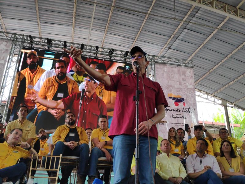 Capriles advierte que "no va a permitir" una primaria excluyente