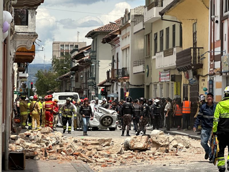 Sismo de magnitud 6,5 se siente en el sur de Ecuador y el norte de Perú
