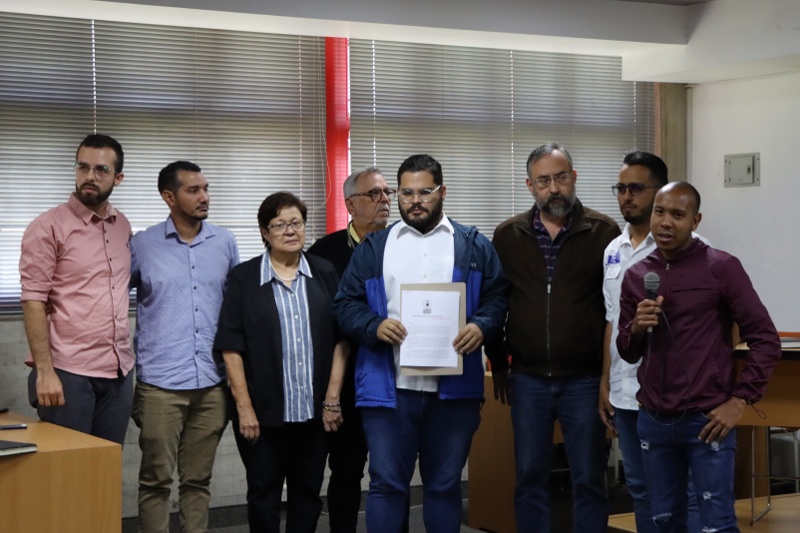Comisión Nacional de Primarias se reúne con estudiantes de la UCV (Mairet Chourio)