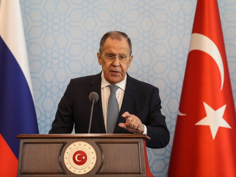 El ministro ruso de Asuntos Exteriores, Sergei Lavrov
