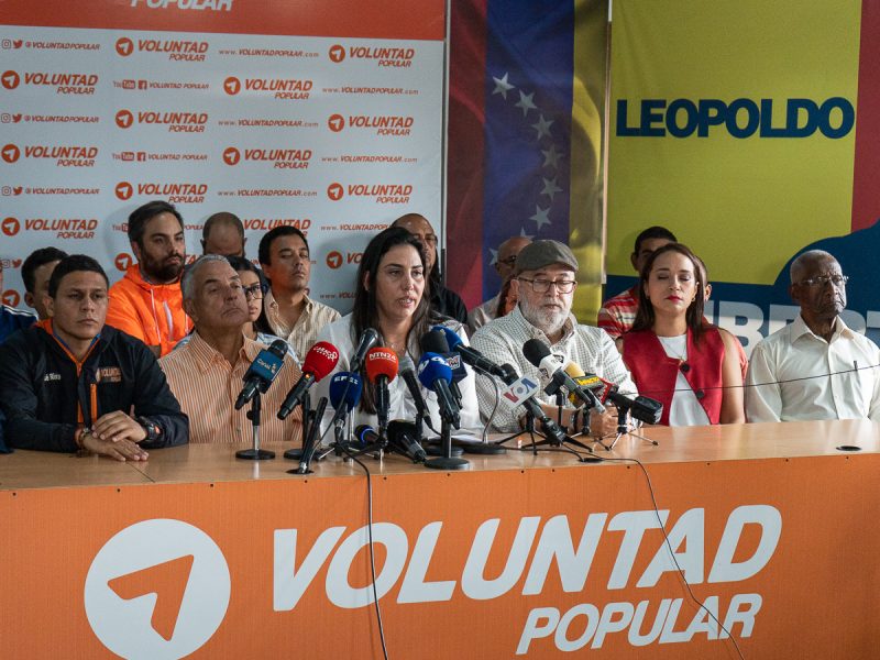 Rueda de prensa Voluntad Popular