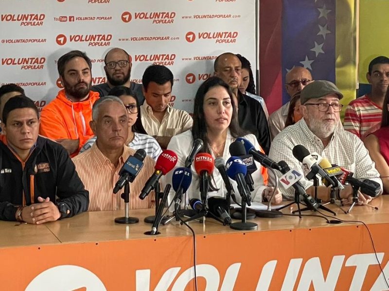 Rueda de prensa Voluntad Popular