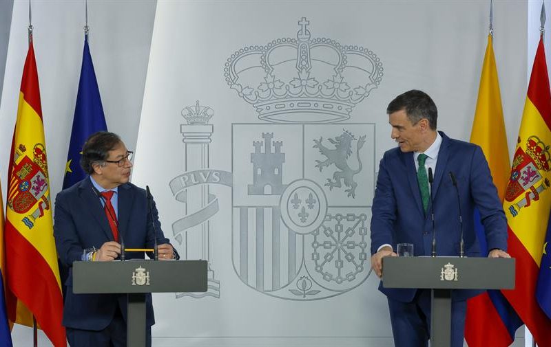 Petro y Sánchez conversaron sobre Venezuela y la necesidad de superar "el bloqueo político"