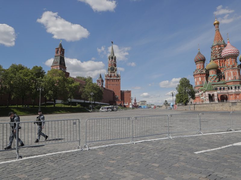 Restricciones antidrones alrededor del Kremlin en Moscú