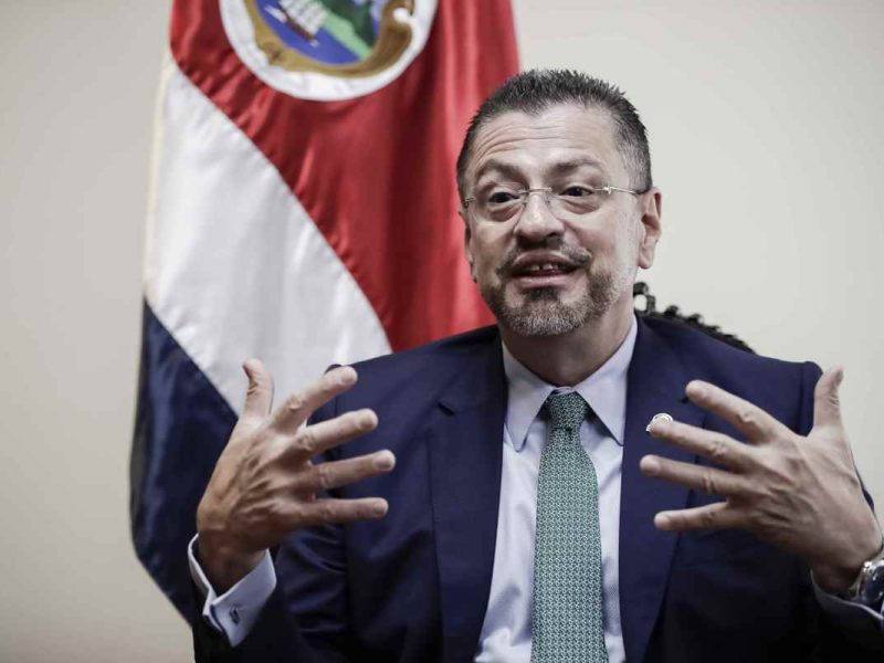 Rodrigo Chaves presidente de Costa Rica