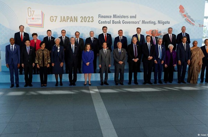 Ministros de Finanzas del G7 acuerdan presionar a Rusia y apoyar a Ucrania