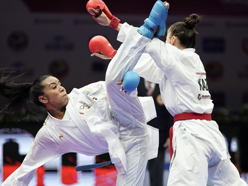 Yorgelis Salazar gana su tercer título de la Premier League de Karate
