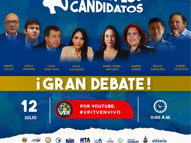 A las 11:00 de la mañana comienza el debate entre candidatos a las primarias