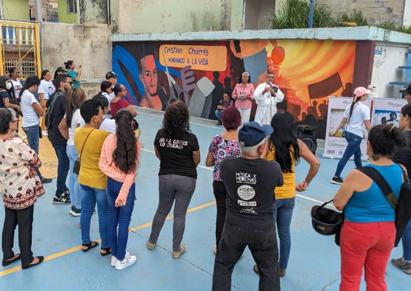 Inauguran mural en La Dolorita en honor a Cristian Charris y contra ejecuciones extrajudiciales
