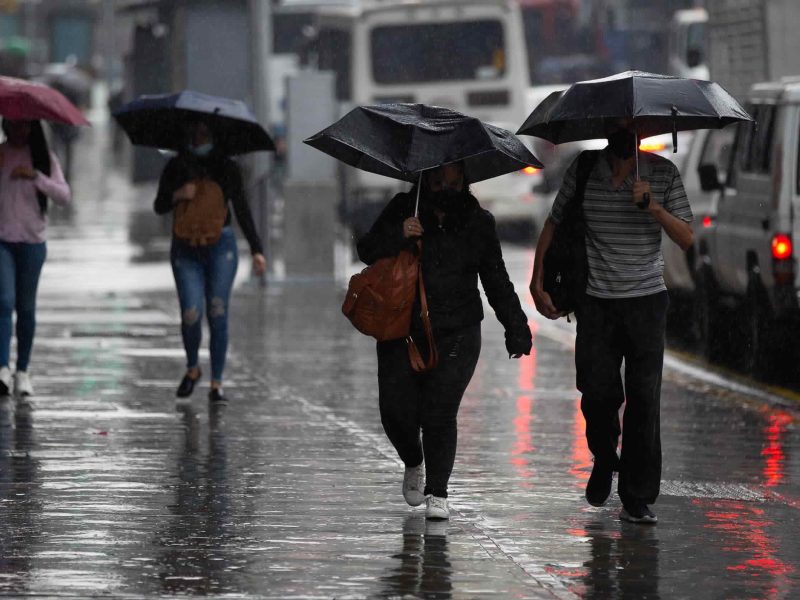 Gran parte de Venezuela tendrá lluvias este 27 de julio