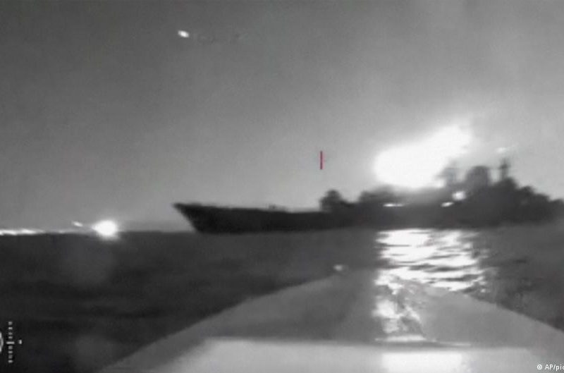 Ataque con drones causó severos daños a buque de guerra ruso