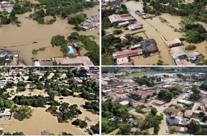 Unas 2 mil familias afectadas por desbordamiento del río Uairén en la Gran Sabana
